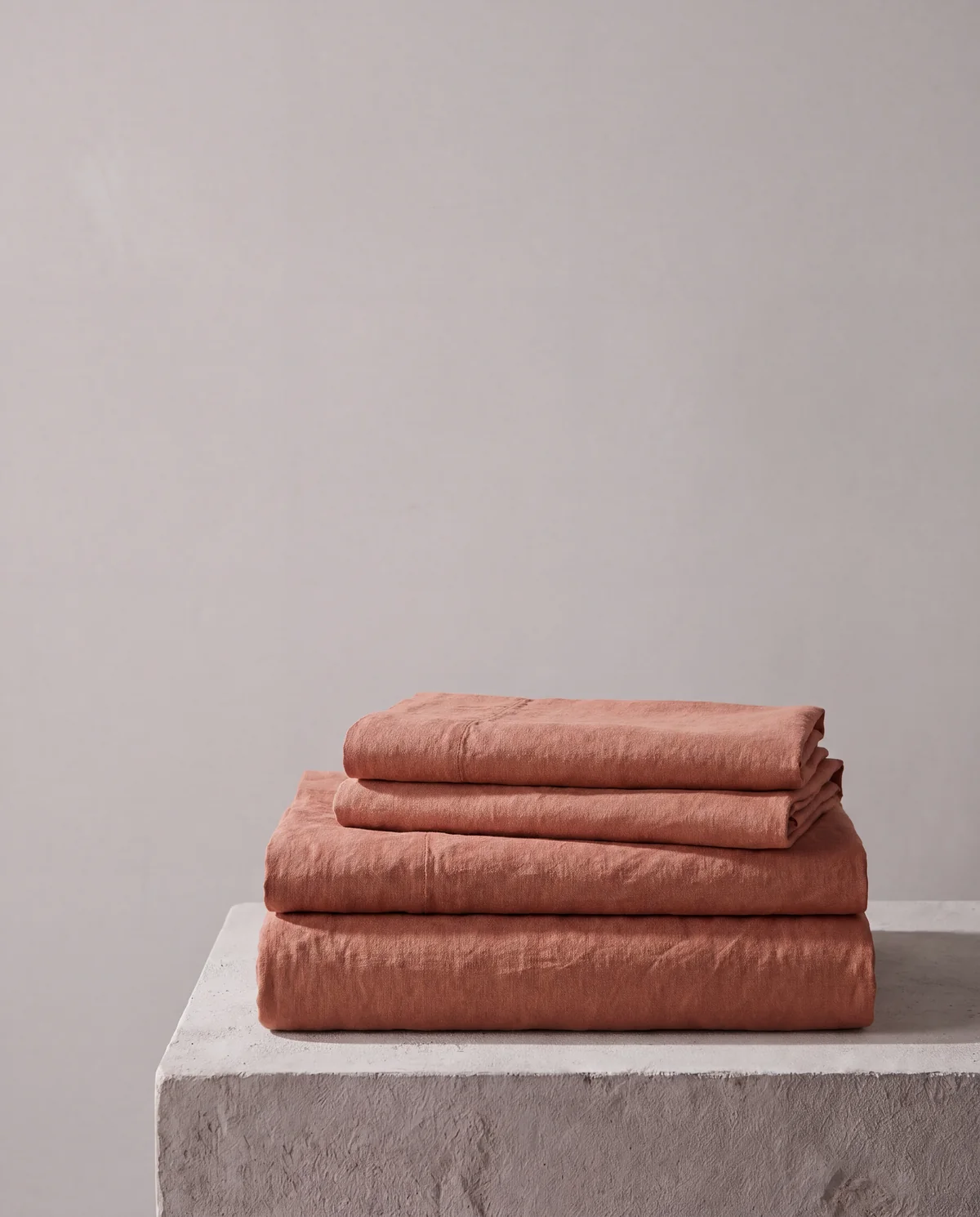 Linen sheet set, Queen, 4 piece